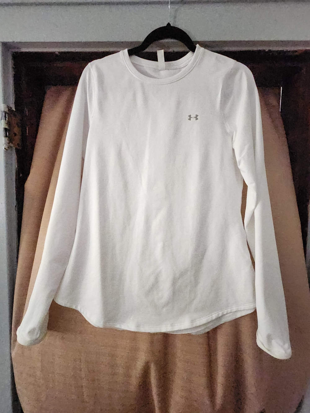 Under Armour White ColdGear Long Sleeve Base Layer
